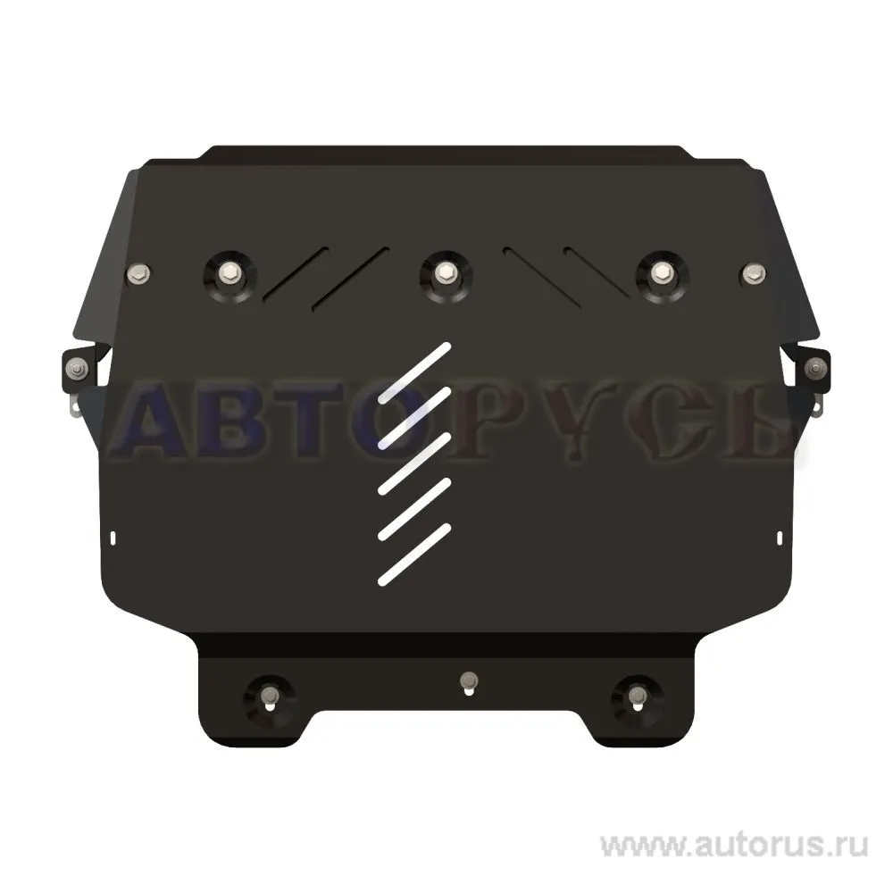Защита картера двигателя и кпп Skoda Yeti, Шкода Ети V-1,2 TSI MT, 2011- +МКП, Сталь 2 мм