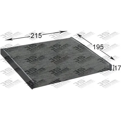 Фильтр салонный, угольный JS ASAKASHI AC101JC