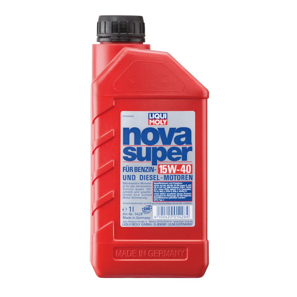 Масло моторное Nova Super 15W-40 CF-4/SJ A2/B3/E2 (1л) LIQUI MOLY 1938