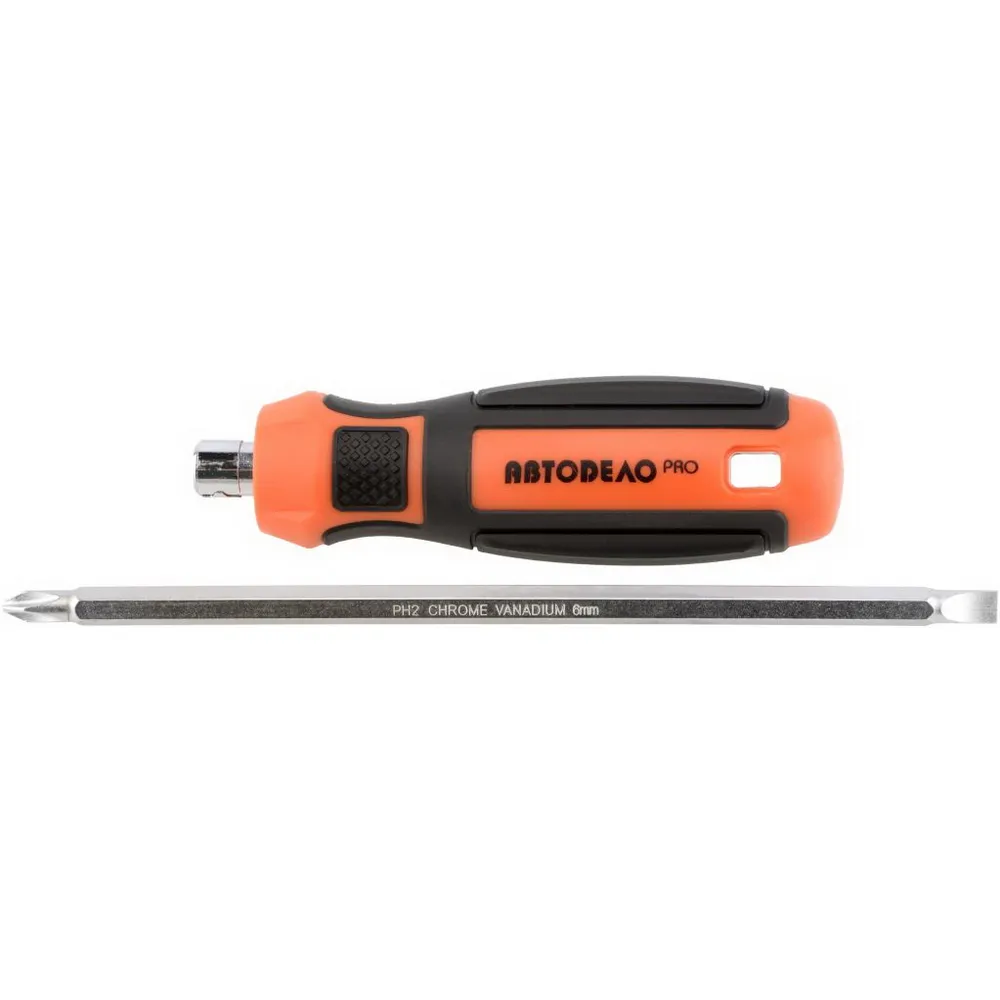Отвертка комбинированная (PH2-SL6 L=150mm) АвтоDело PRO (39572) АвтоDело 39572