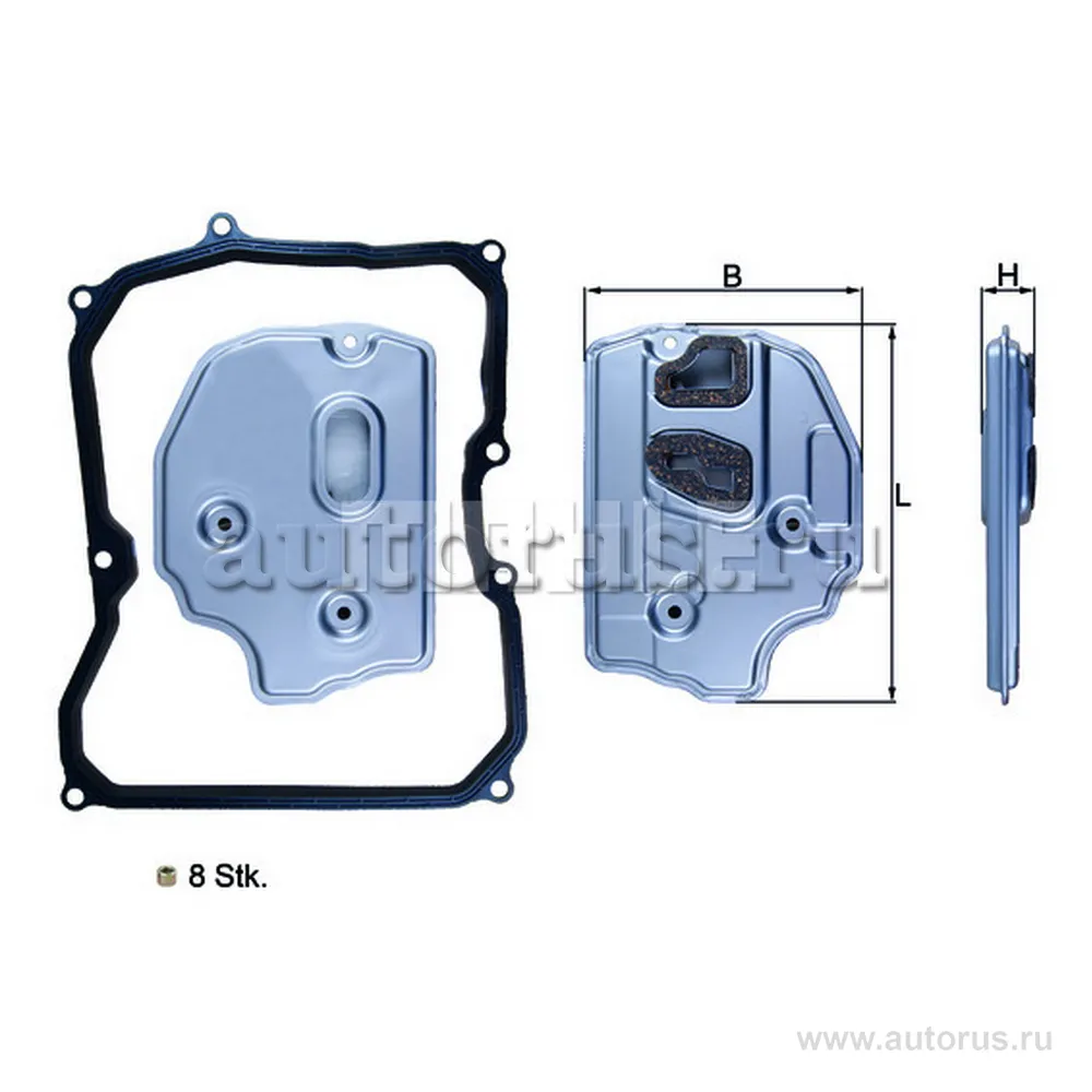 Фильтр АКПП с прокладкой поддона VAG A3/Octavia/Golf V/Jetta III/Touran KNECHT/MAHLE HX 150KIT