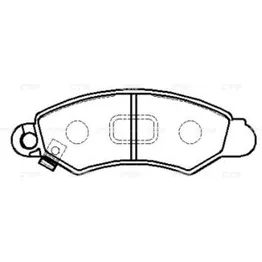 Колодки тормозные Discontinued CTR GK0955