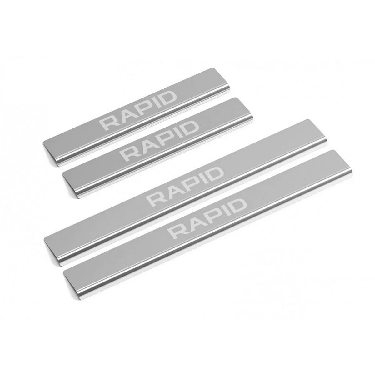 Накладки порогов AutoMAX (4 шт.) Skoda Rapid 2014- AutoMax AMSKRAP01