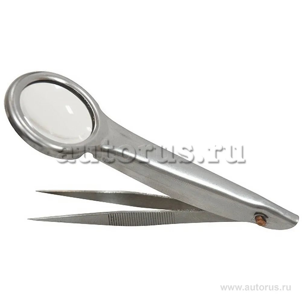 Лупа с пинцетом 8-кратная, D 27 мм, тип 2 SPARTA 913795