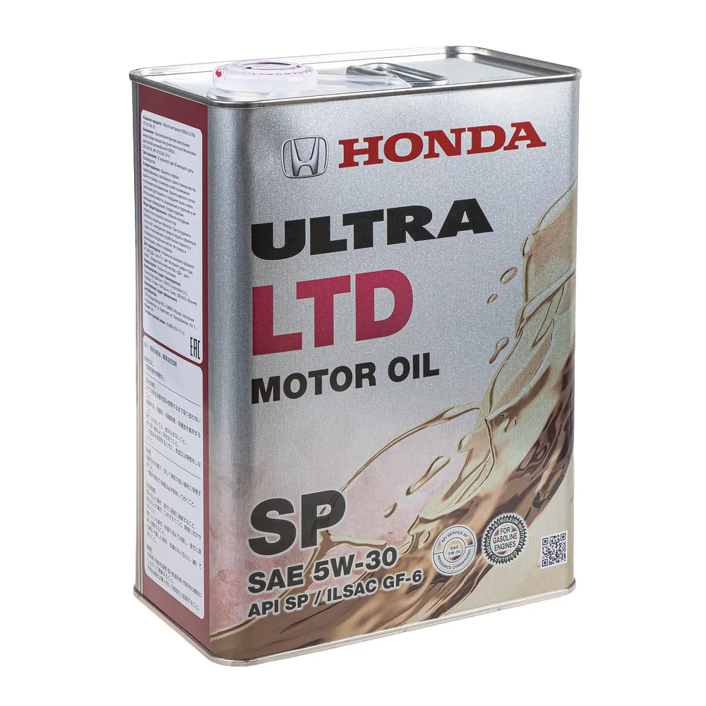 Масло моторное Ultra LTD SN 5w30, 4л HONDA 0822899974