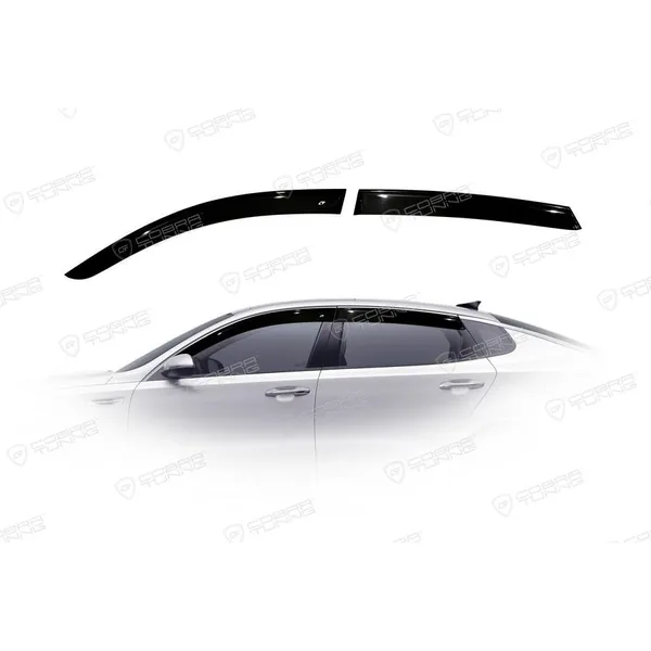 Дефлектора на окна Kia Optima IV Sd 2015EuroStandard деф.окон Cobra Tuning KE14815