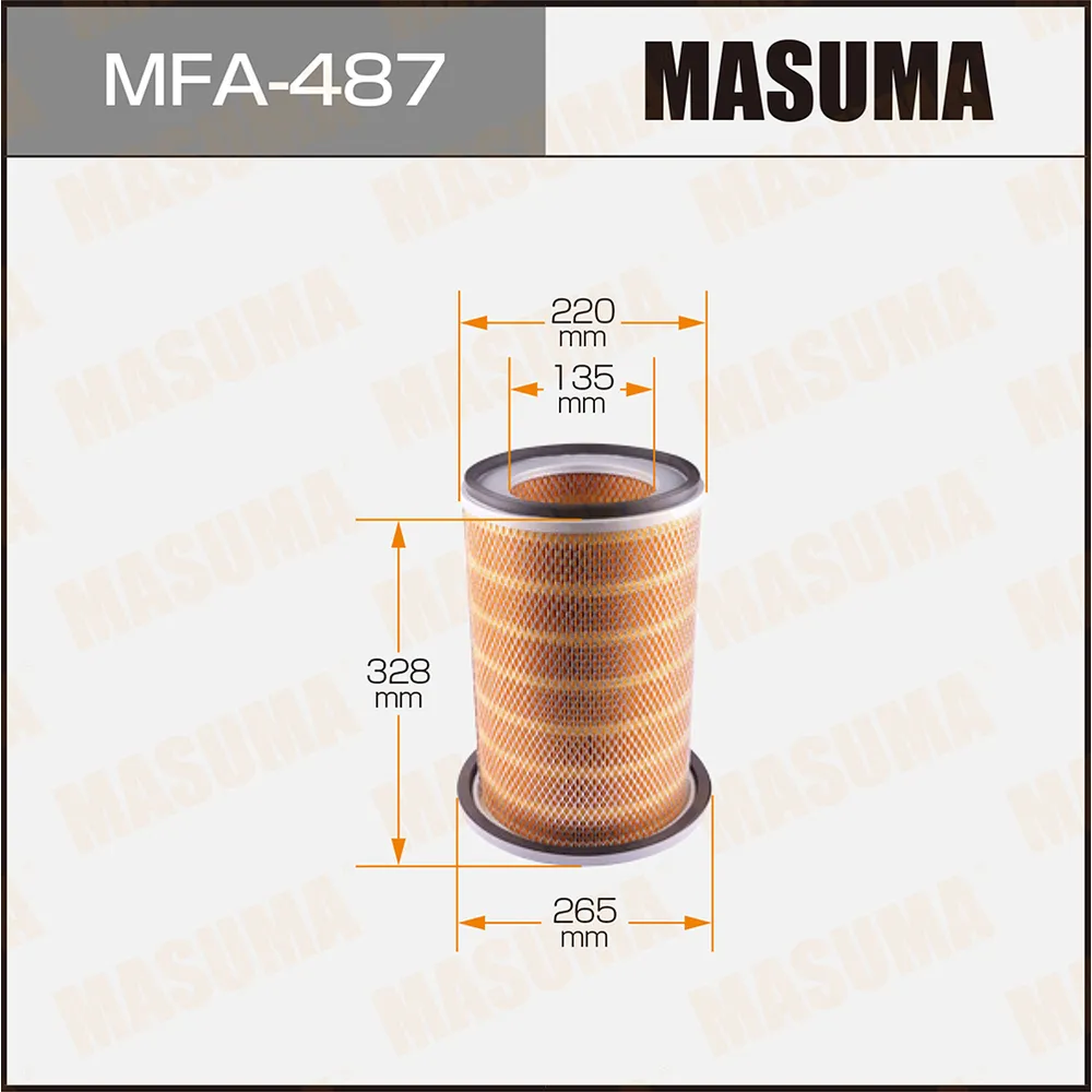 Фильтр воздушный mitsubishi fuso MASUMA MFA487