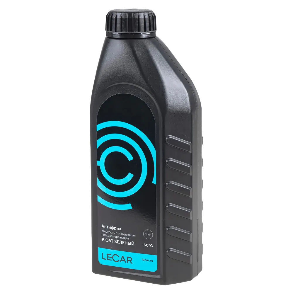 Антифриз LECAR -50° P-OAT (зеленый),1кг., канистра LECAR LECAR000131210