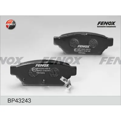 Колодки тормозные задние FENOX BP43243