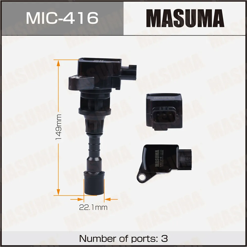 Катушка зажигания MASUMA MIC-416