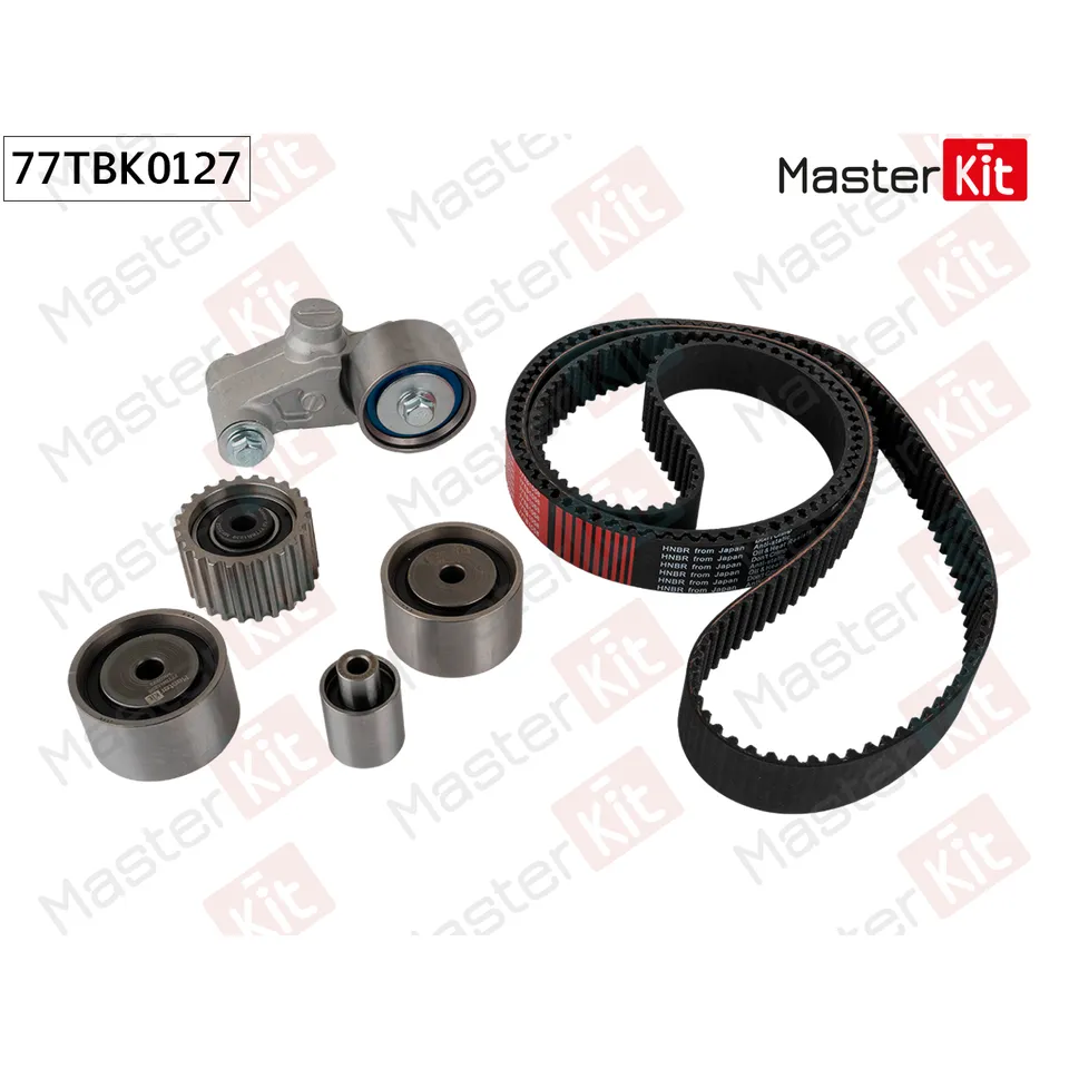 Комплект ремня ГРМ Subaru OUTBACK (BR) 2009 - MASTERKIT 77TBK0127