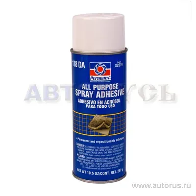 Клей аэрозольный многофункциональный, для карпета 297гр PERMATEX 82019