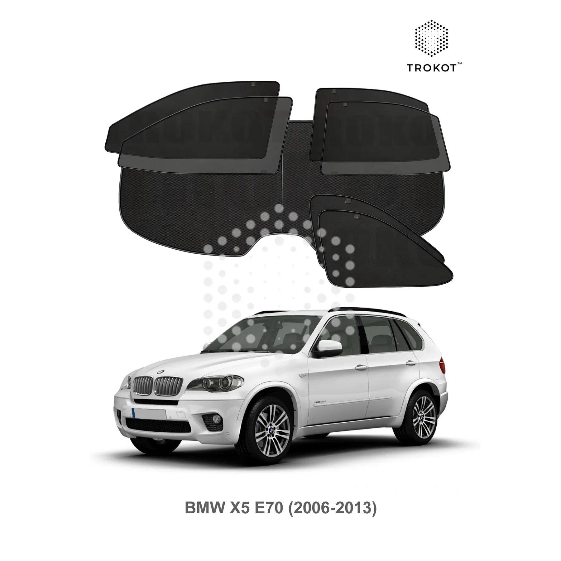 Полный комплект из 7 экранов BMW X5 (2) (E70) (2006-2013)