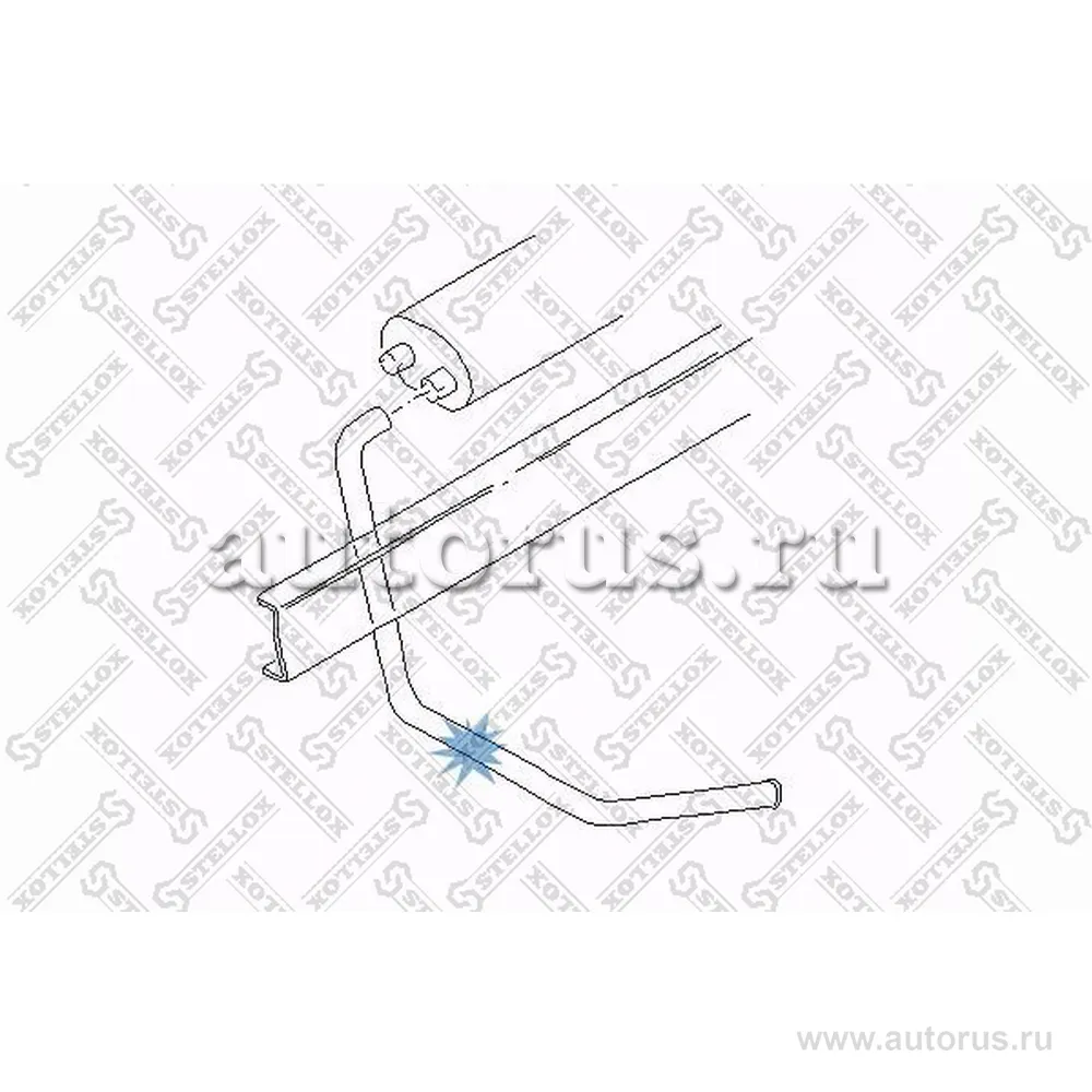 Труба глушителя MAN STELLOX 82-03574-SX