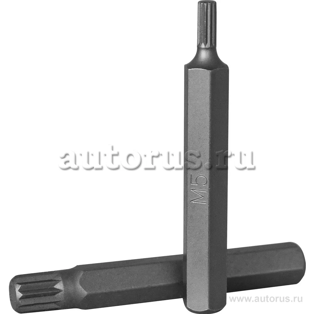Вставка-бита 10 мм DR SPLINE, M6, 75 мм OMBRA 571706