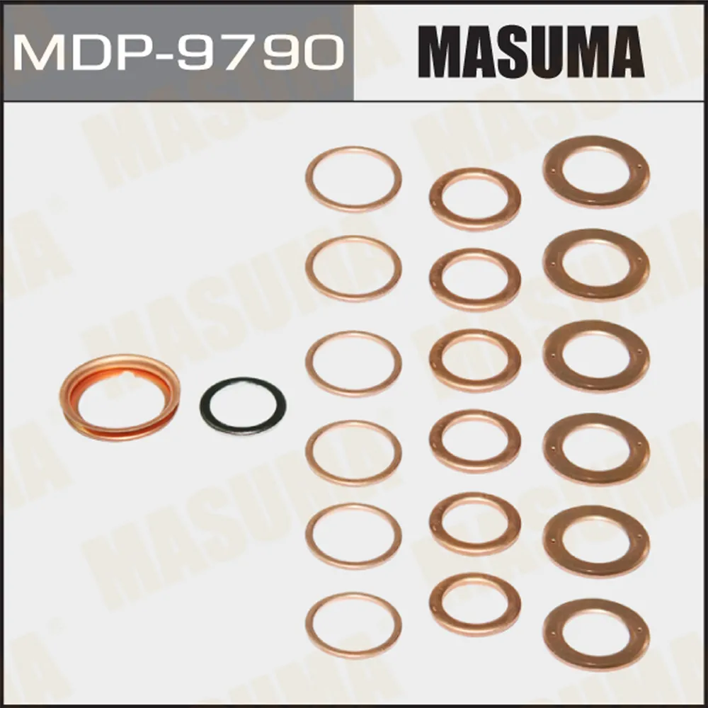 Шайбы для форсунок набор комплект для двигателя Nissan TD42 MASUMA MDP-9790