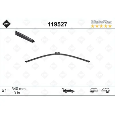 Щетка стеклоочистителя 340 мм 1 шт SWF VisioFlex (Valeo) SWF 119527