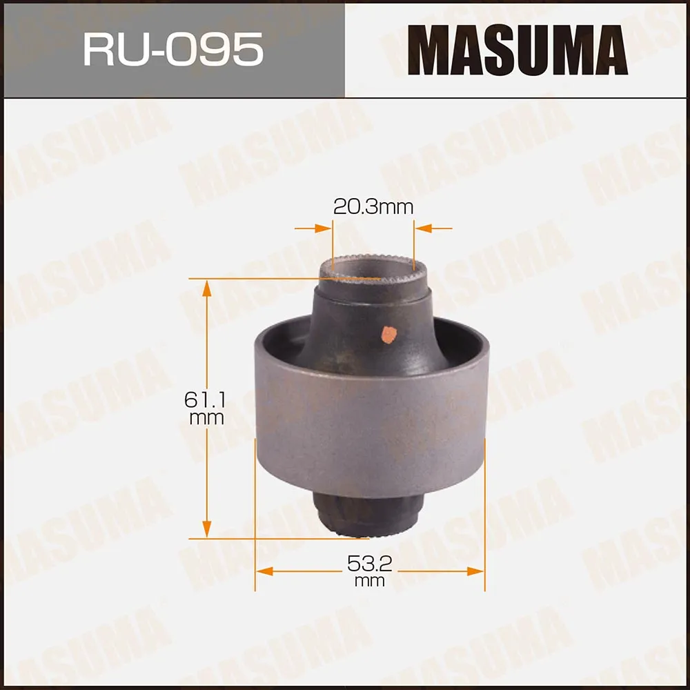 Сайлентблок рычага пер. toyota corolla e10 92-97 MASUMA RU-095