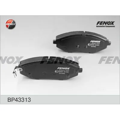 Колодки передние CHEVROLET Spark 10- FENOX BP43313