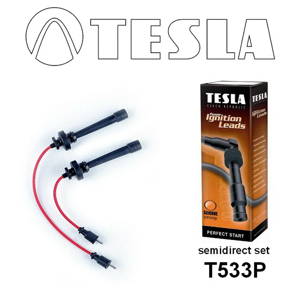 Провода высоковольтные MITSUBISHI Outlander/Lancer 1.8-2.4 03-> TESLA T533P