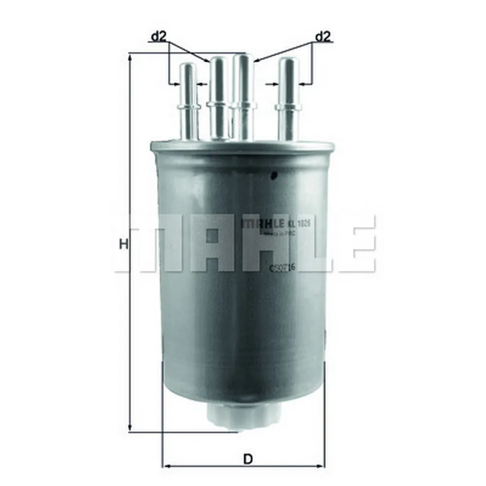 Фильтр топливный JAGUAR S-Type/XJ/XF-Serie mot.3,0D KNECHT/MAHLE KL 1026