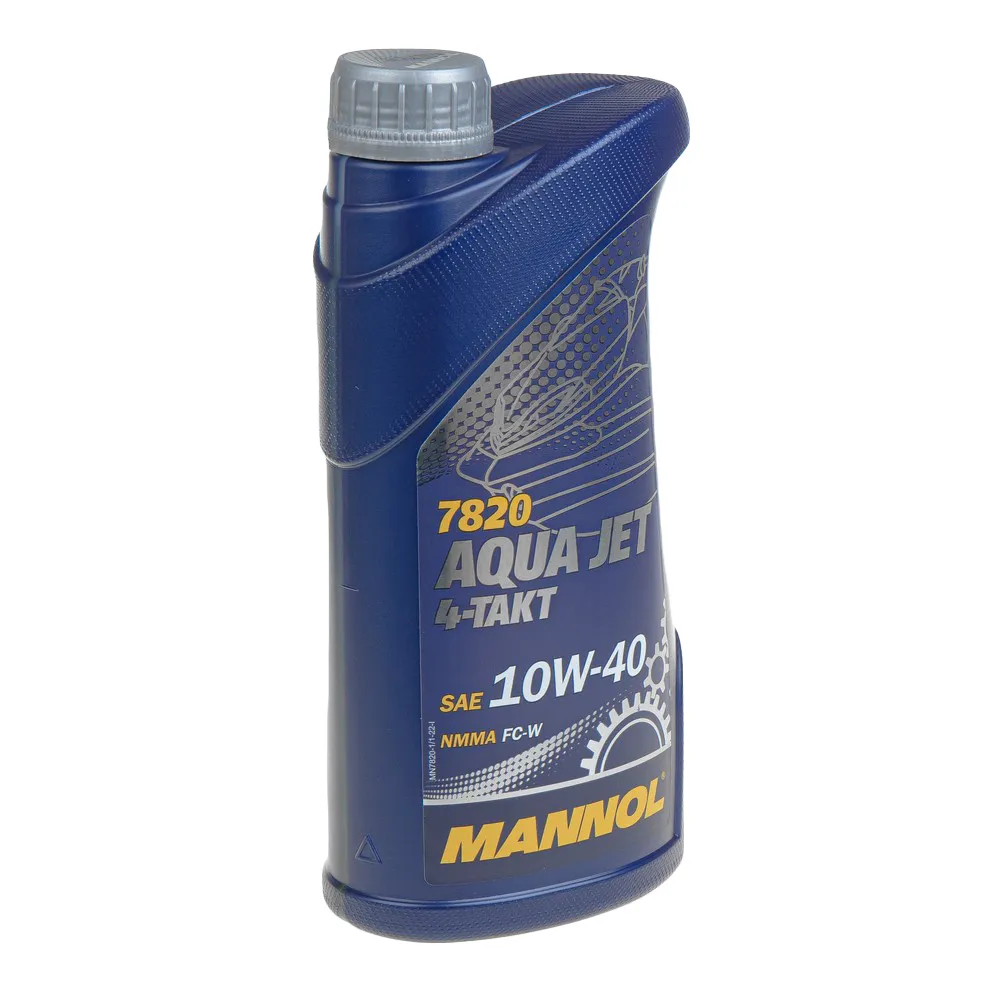 Масло моторное MANNOL 4-Takt Aqua Jet 10W-40 синтетическое 1 л 78201