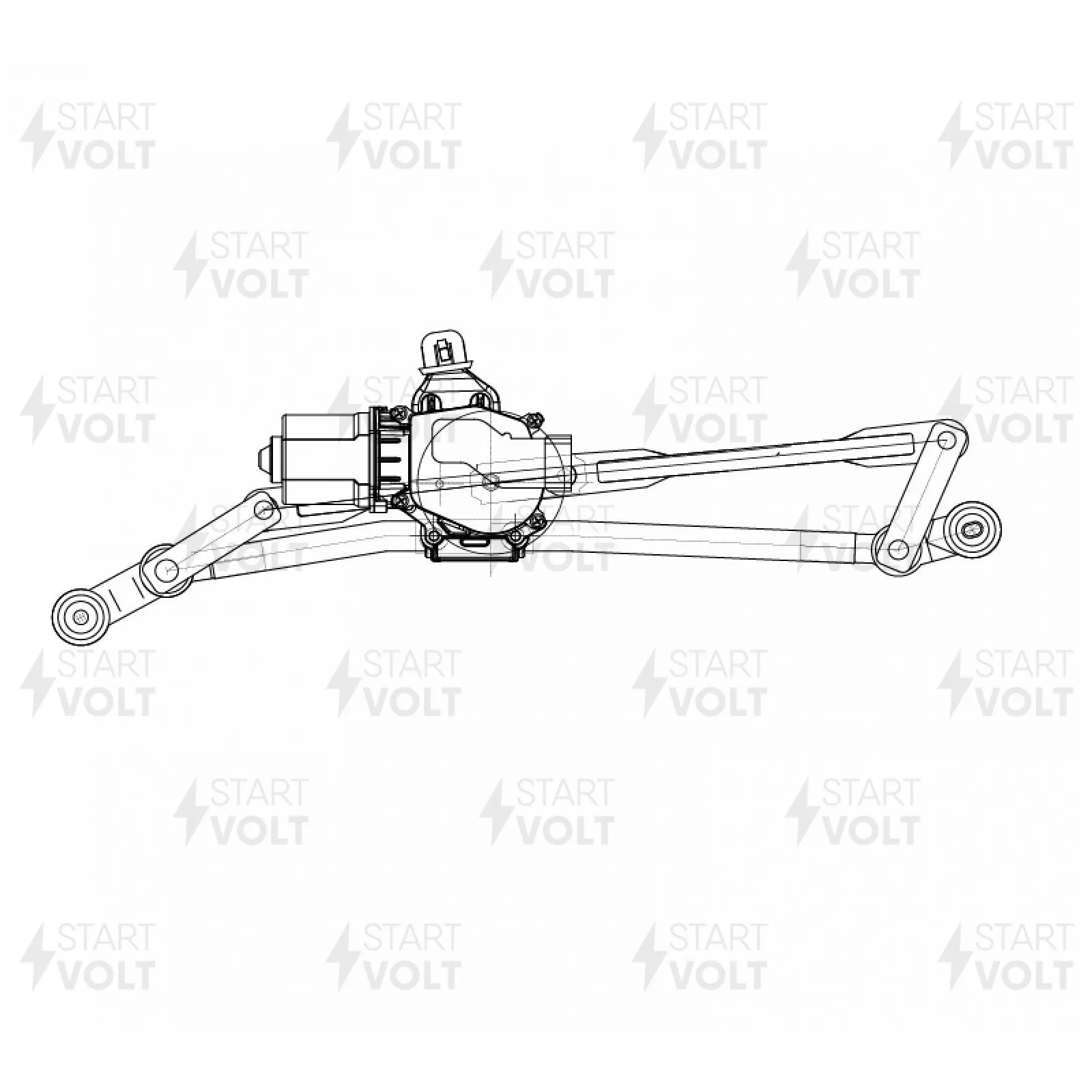 Стеклоочиститель в сборе для а/м Лада X-Ray (15-) STARTVOLT VWA 01081