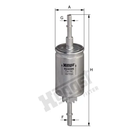 Фильтр HENGST H246WK