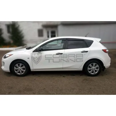 Дефлекторы боковых окон Mazda 3 II (BL) Hb 2009 Cobra tuning M21409
