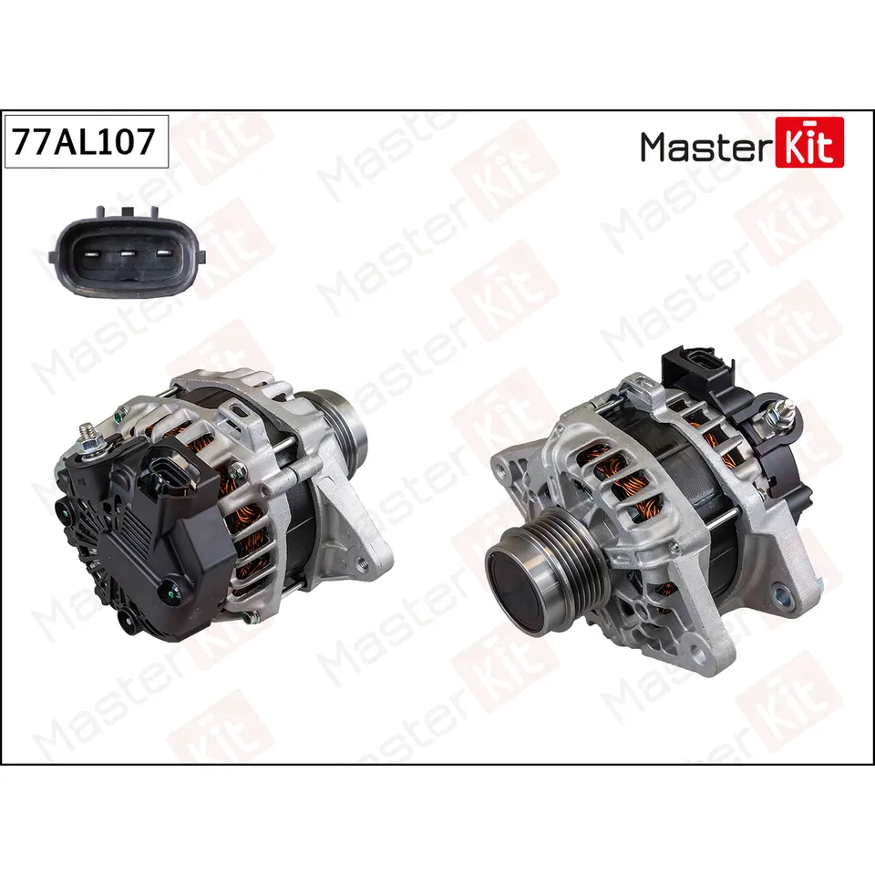 Генератор HYUNDAI i30, KIA CEED 12-> MASTERKIT 77AL107