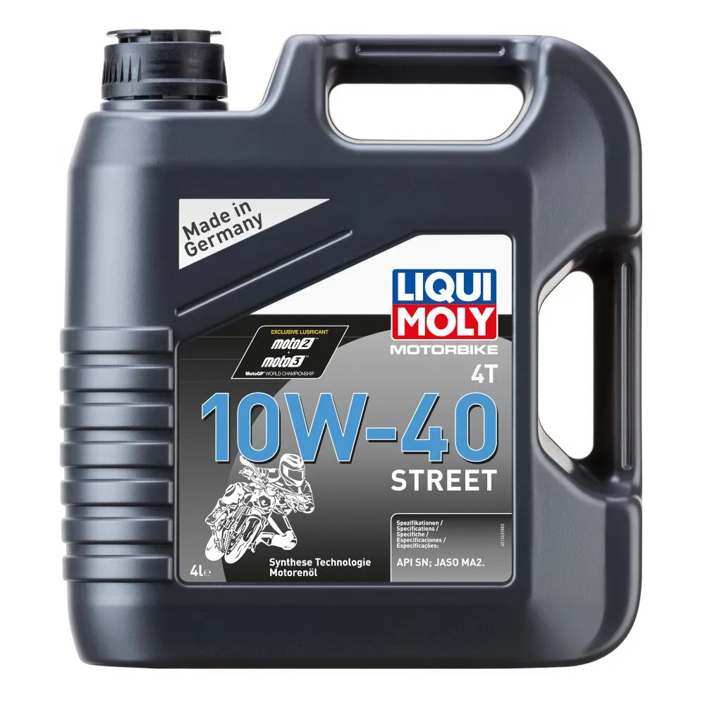 Масло моторное LIQUI MOLY Motorbike 4Т Street 10W-40 синтетическое 4 л  7512 / 1243