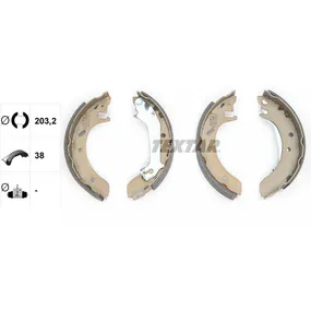 Колодки тормозные барабанные TEXTAR 91046600