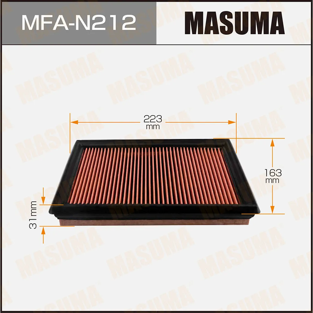 Фильтр воздушный INFINITI FX37 MASUMA MFA-N212