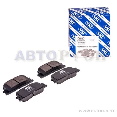 Колодки тормозные задние VK TECHNOLOGY VT 32093