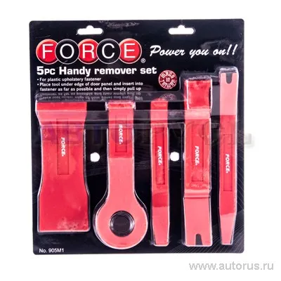 Набор съемников обшивки салона 5пр. FORCE 905M1