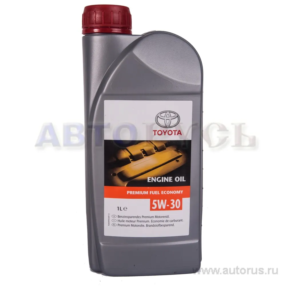 Масло моторное синтетическое TOYOTA ENGINE OIL PREMIUM FUEL ECONOMY 5W30 1л для сажевых фильтров DPF TOYOTA 888083388