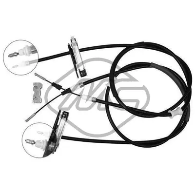 Трос ручника FRD FOCUS ALL (DISC BRAKE) Metalcaucho 81807