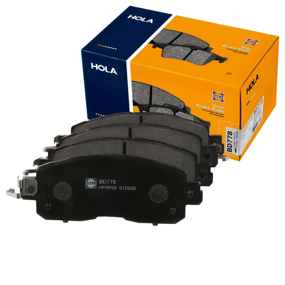 Тормозные колодки дисковые передние HOLA BD778