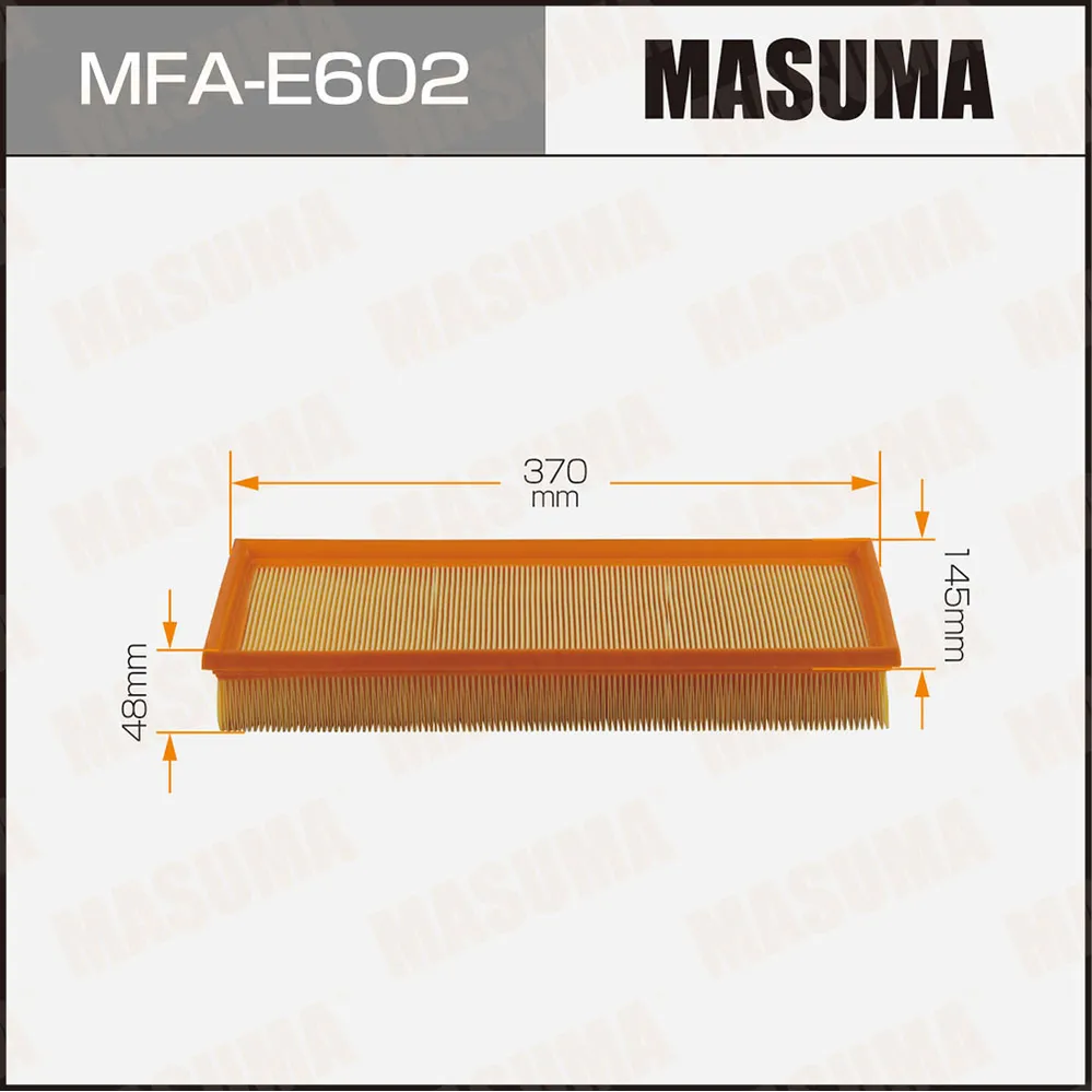 Фильтр воздушный Masuma MFA-E602 MASUMA MFAE602
