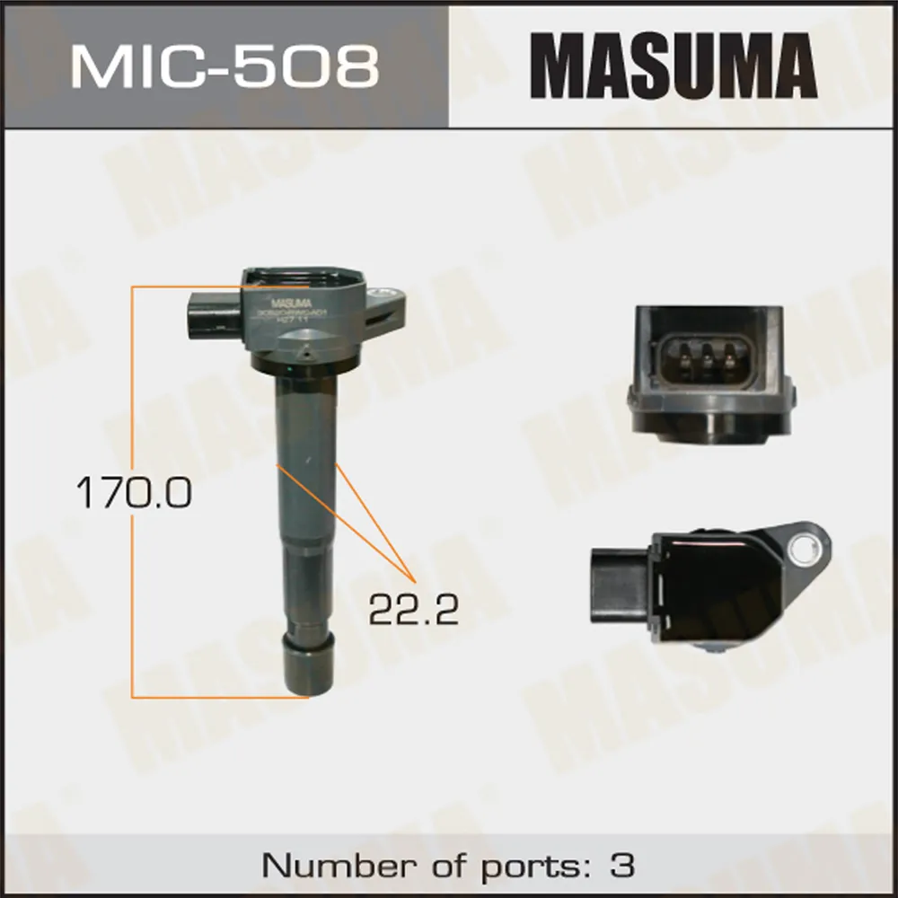 Катушка зажигания HONDA ACCORD MASUMA MIC-508