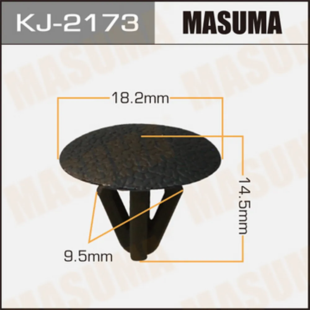 Клипса крепежная уп MASUMA KJ2173
