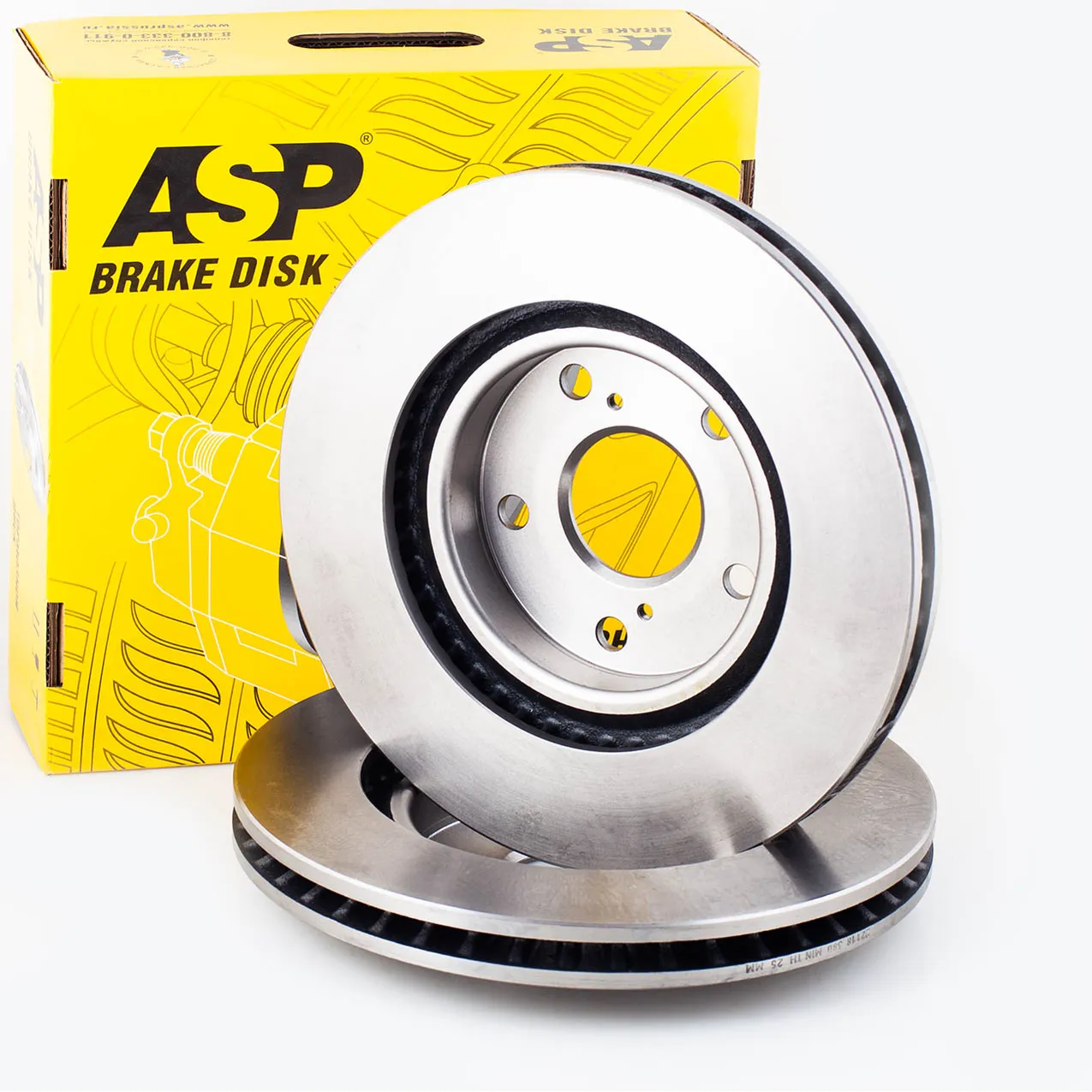 Диск тормозной передний вентилируемый TOYOTA CAMRY (V40-V50 ), RAV4 III-IV ASP 610203