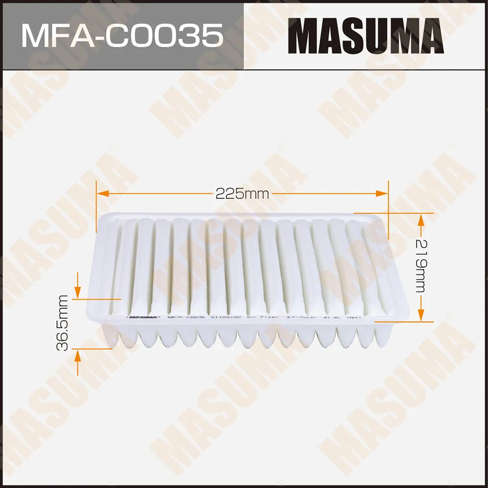 Воздушный фильтр LIFAN X60 MASUMA MFA-C0035