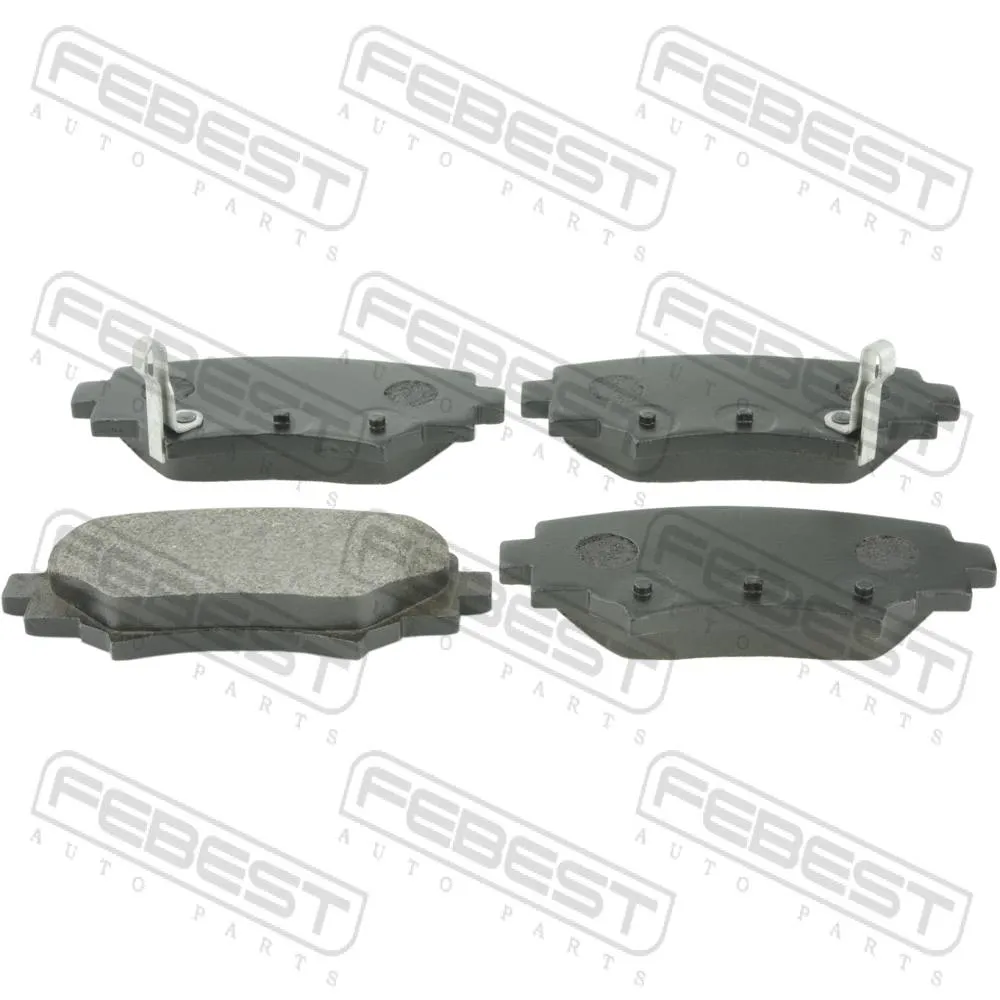 Колодки тормозные задние MAZDA 3 BM 2013-2016 [GEN] FEBEST 0501-BMR