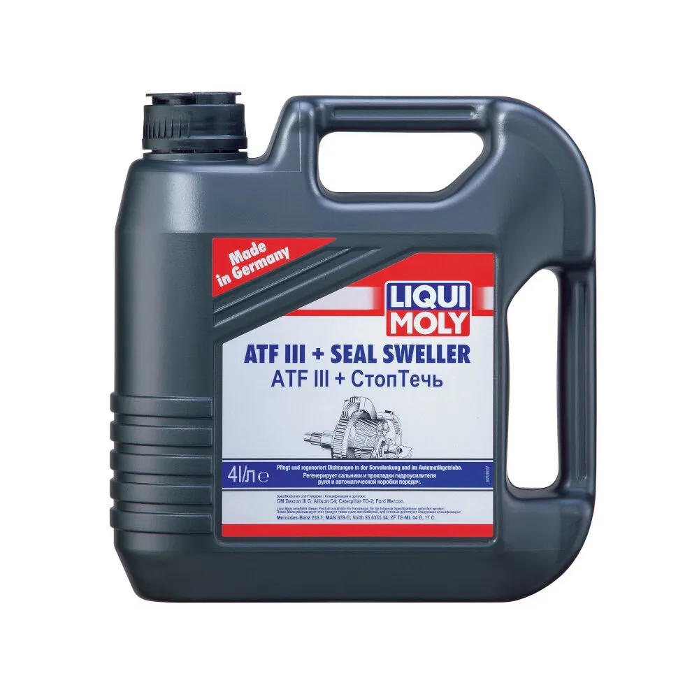 Масло трансмиссионное д/АКПП с герм. ATF III + Seel Sweller (4л) LIQUI MOLY 7528