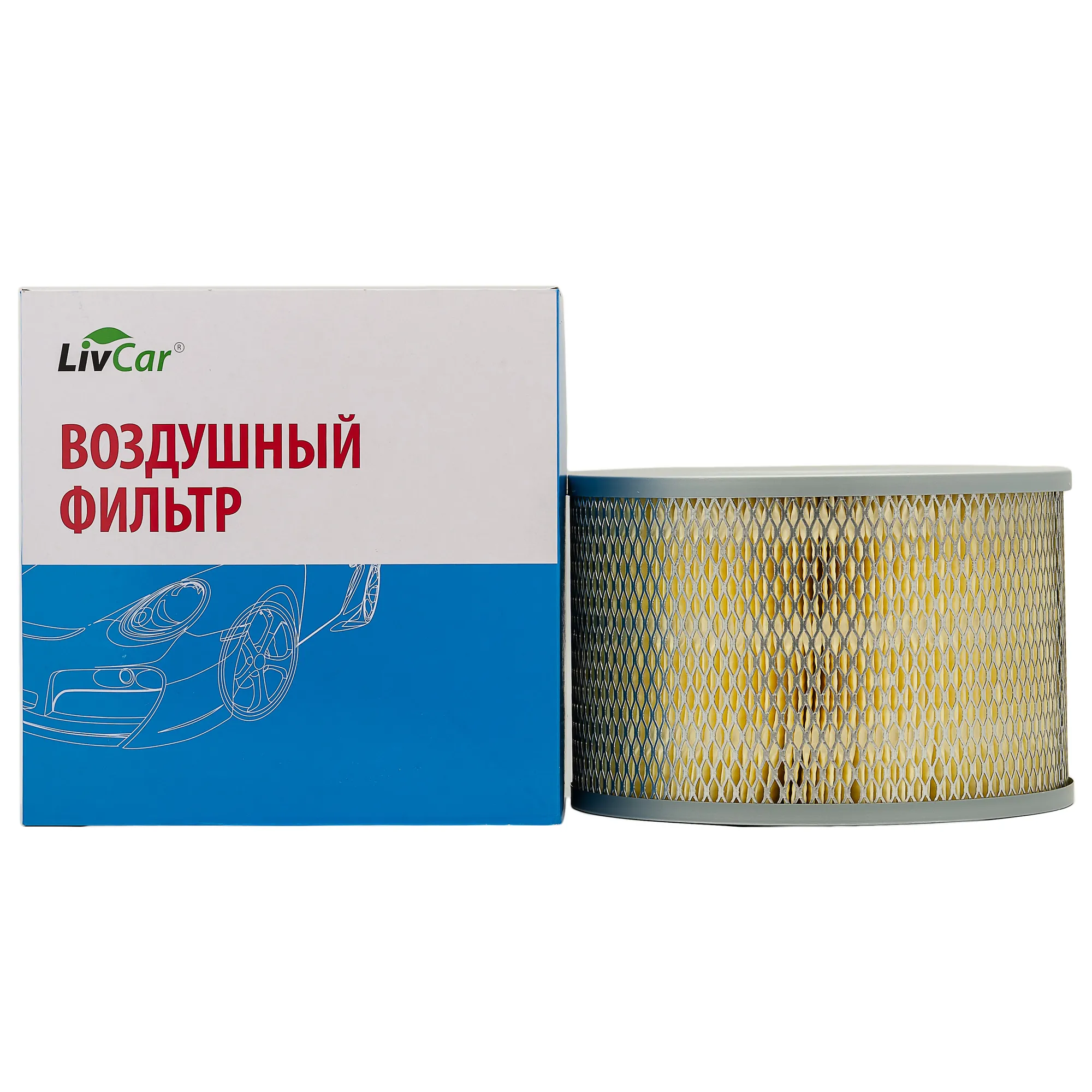 Фильтр воздушный LivCar OEM 17801-67030 TOYOTA (RHD, LHD) LIVCAR LCT190/0000A