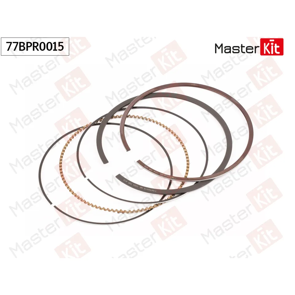 Кольца поршневые (к-т на 1 поршень) (STD) MITSUBISHI 4B11 MASTERKIT 77BPR0015