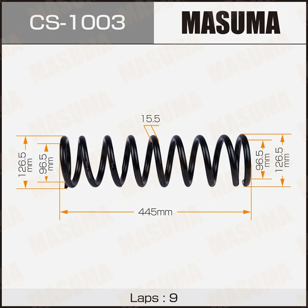 Пружина передняя TOYOTA CROWN MASUMA CS-1003