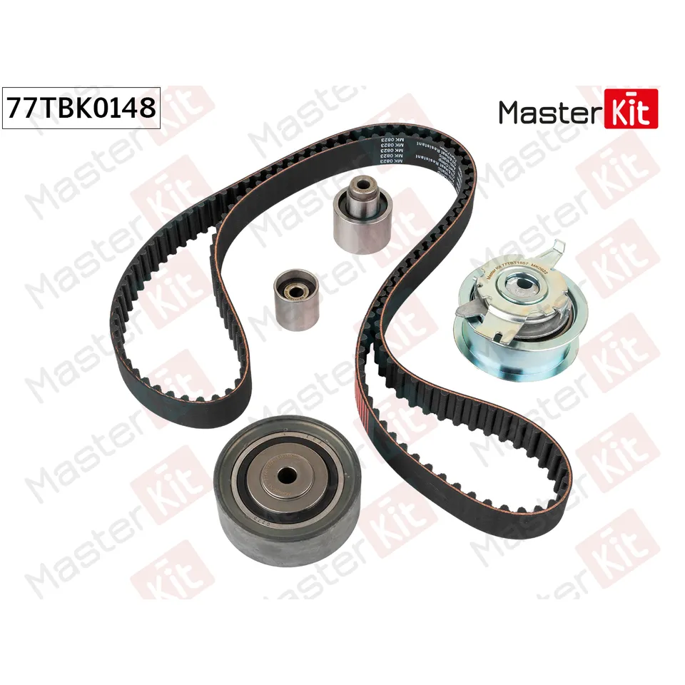 Комплект ремня ГРМ VAG 1.2D/1.6D/2.0D 03- MASTERKIT 77TBK0148