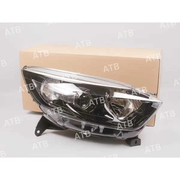 Блок фара Renault Kaptur 1 2016-2022 галоген под эл. кор. (черная) правая ATB 1ARK108234R
